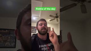 Riddle of the day youtubeshorts riddlecommunity riddlejunkies riddlesolution [upl. by Ruth338]