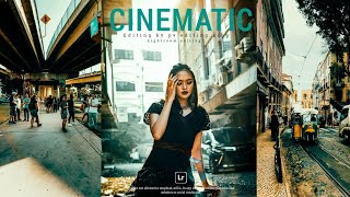 Cinematic Colour Effect Photo Editing Lightroom Mobile Tutorial  Lightroom mobile 2024 [upl. by Limbert]