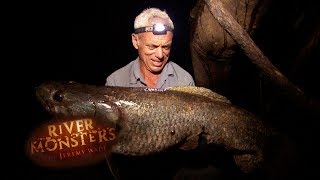 Jeremy Finally Catches A MONSTRUOUS Wolf Fish  WOLF FISH  River Monsters [upl. by Rockwell]