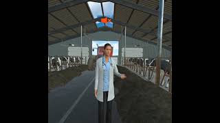 Veterinarian lipsync using Rocketbox and Salsa Suite  FarmVR [upl. by Eatnoj]