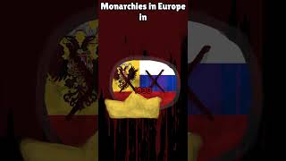 Monarchies in Europe 1914  1930  1950  2024 countryballs [upl. by Asina326]