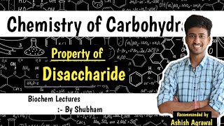 Disaccharides  Chemistry Of Carbohydrates  Biochemistry Lectures [upl. by Mallorie]