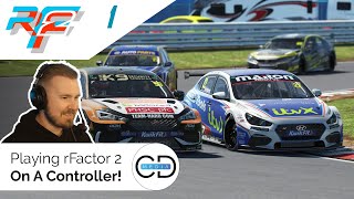 Can You Play rFactor 2 On A Controller  rFactor 2 Episode 1 [upl. by Downe857]