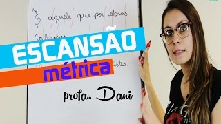 Personal Educa  Dica Escansão métrica com a Profa Dani [upl. by Ilak]