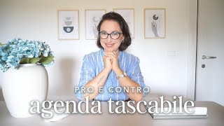 AGENDA TASCABILE pro e contro [upl. by Refinej]