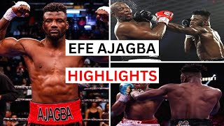 Efe Ajagba 13 KOs Highlights amp Knockouts [upl. by Tonina]