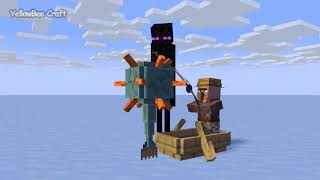 Minecraft Mobs  COOKING CHALLENGE 2  Minecraft Animation [upl. by Eerbua]