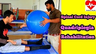 spinal cord injury rehabilitation for quadriplegic [upl. by Midis]