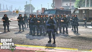 PLAYING as THE SWAT TEAM in GTA 5 [upl. by Verney505]