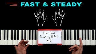 The SECRET to become FAST amp STEADY on the PIANO [upl. by Leuams]