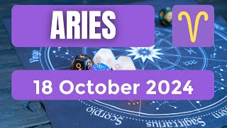 Aries horoscope  Aries Horoscope for Today 18 October 2024 [upl. by Akcirderf328]