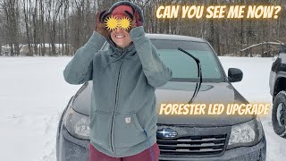 How to Upgrade Subaru Forester Lights to LED amp We Review Evan Williams Bottled In Bond [upl. by Niraa]