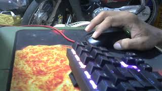 RGB Gaming keyboard typing speed [upl. by Learrsi]