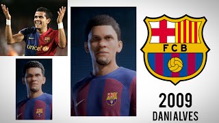 EA FC 24  Pro Clubs Lookalike  Dani Alves  Stats  2009 FC BarcelonaBrazil Legend [upl. by Jarvis688]