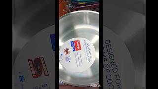 Prestige Platina Stainless Steel Frying Pan Unboxing shorts [upl. by Oirromed212]