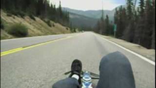 Loveland Pass Colorado Street Luge [upl. by Nerty]