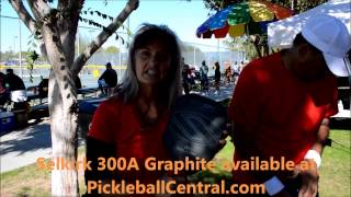 Selkirk 300A is the Paddle choice for Pickleball District Ambassador Joanna Michael [upl. by Eigger512]