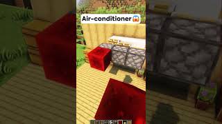 Minecraft how to make Airconditioner😱 shorts [upl. by Rhines]