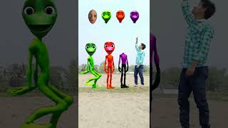 Green red purple amp black alien vs me correct headmatching new game magical video vfx viral [upl. by Benetta]