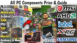 PC Components Prices amp PC Build Guide 2024  Graphics CardSSDRAM PSU Monitor Etc [upl. by Naitirb]