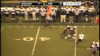 ML King WR Demarquis PoliteBray Catches a 59 Yard TD Pass [upl. by Ortrud]