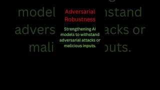 What is Adversarial Robustness in AI cybersecurity [upl. by Wiseman]