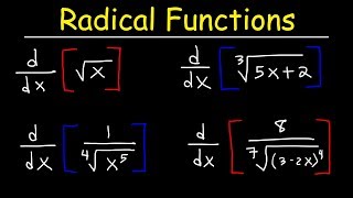 Derivatives of Radical Functions [upl. by Ecinhoj]