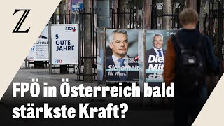 FPÖ führt in den Umfragen bei der Parlamentswahl [upl. by Acirema]