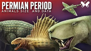 PERMIAN PERIOD animals size comparison and data Paleoart [upl. by Eeresed]