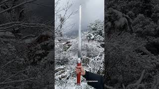 Cold weaponChinese Tang DaoSword archery 剑 chinesesword 大劍 blade [upl. by Oicnerolf]