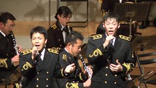 字幕入り！ ゆず 栄光の架橋海上自衛隊 横須賀音楽隊 [upl. by Vi]