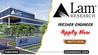 Lam Research MNC Hiring Fresher Engineer 2025 2024 Jobs  OFF Campus Drive 2025 2024 Batch Hiring [upl. by Jenny21]