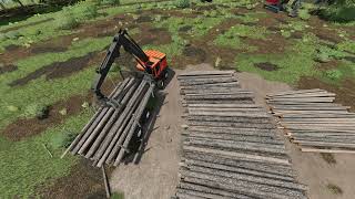 Eagle Eye Logging 8  TimeLapse Logging  Farming Simulator  FDR Logging [upl. by Marijo]