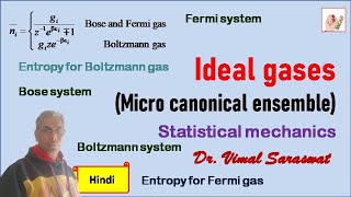 Microcanonical ensemble for ideal gas  L17  Statistical Mechanics [upl. by Enerod]