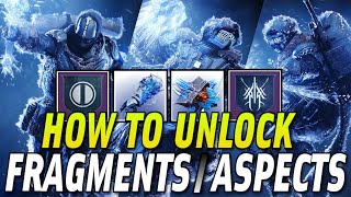 How To Unlock STASIS Fragments Aspects and Grenades NEW Easy Updated Guide Destiny 2 Lightfall [upl. by Thurlow]