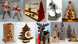 100 Wooden Christmas Deco Ideas [upl. by Kraul]