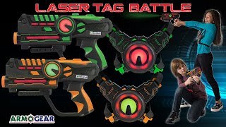 Laser Tag Gun Set  Armogear Laser Tag Guns  Review [upl. by Neret]