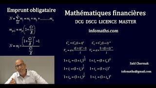 MATHÉMATIQUES FINANCIÈRES EMPRUNT OBLIGATAIRE DCG DSCG [upl. by Conan]