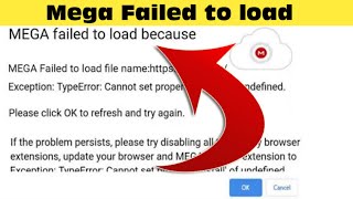 How To Fix Meganz says This Site Says MEGA Failed To Load Because Error On Chrome Browser [upl. by Jacenta]