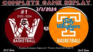 1 South Carolina Gamecocks Womens Basketball vs Tennessee Lady Vols  3324  FULL GAME REPLAY [upl. by Yeloc]