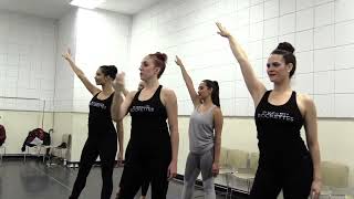 Katie Lynch Joins a Christmas Kickline with the Radio City Rockettes [upl. by Aeet]