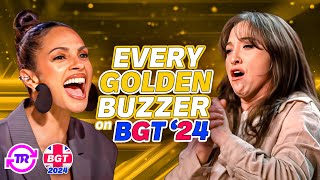 EVERY GOLDEN BUZZER AUDITION ON BGT 2024 [upl. by Phira]