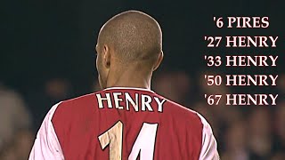 Arsenal vs Leeds  50  200304 HD [upl. by Engeddi]