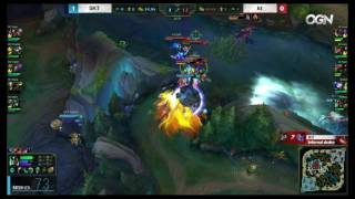 Faker with the insane Shockwave vs KT Rolsters [upl. by Nirot]