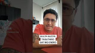 MULTA BUZON TRIBUTARIO SAT 1RO ENERO 2024 [upl. by Alysa]