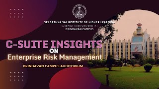 CSuite Insights on Enterprise Risk Management  Dept of Management amp Commerce [upl. by Pine]