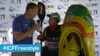 Canoe Freestyle World Cup Day 4  Sort 2014 [upl. by Einnep]