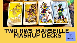 The RiderMarseille Tarot and Le Tarot de Marseille Waite  A Comparison [upl. by Ahseenyt]