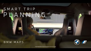 BMW Electric – Smart Trip Planning With BMW Maps [upl. by Ailedo]