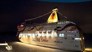 Ship Journey HelsinkiTallinn Night on MS Baltic Queen [upl. by Ahsahs656]